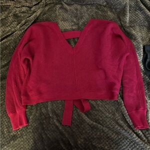 Pink rose XL sweater